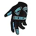 WOLFBIKE Non-Slip Gel Pad Gloves Cycling Riding Gloves (Full Black A, XL (9-10cm))