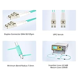FLYPROFiber- OM4 Fiber Patch Cable 1M/3ft, LC to LC