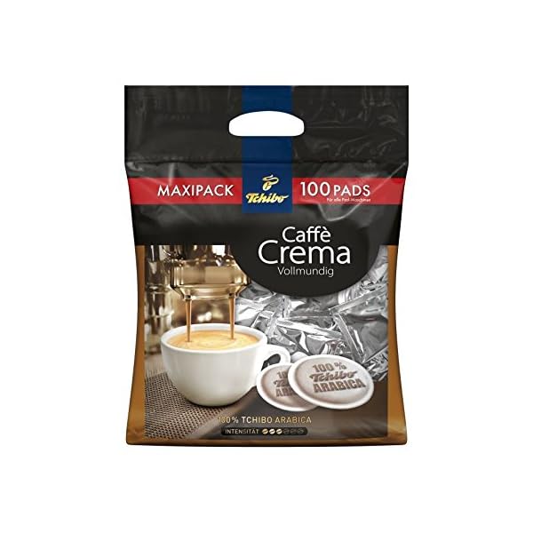 Tchibo Kaffeepads Vorratspack Maxipack, Caffè Crema vollmundig, 800 Stück – 8x 100 Pads (Kaffee, ausgewogen und… – Bild 3
