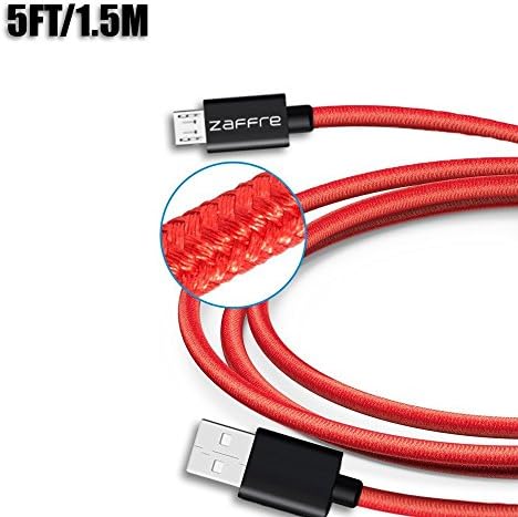 Zaffre Power Premium (5ft/1.5m) Android Micro USB Quick Charging &amp; Data Transfer