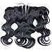 Ear to Ear 13x4 Lace Frontal Closure Free Part With Baby Hair Body Wave Virgin Brazilian Human Hair Full Lace Closure Natural Color No Bleached Knots