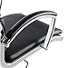 Alera ALENR4119 Neratoli Series High-Back Slim Leather Chair - Black/Chrome