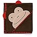 Skip Hop Zoo Baby Infant and Toddler Soft Cotton Hooded Bath Towel and Mitt Washcloth Set, Two Pieces, Multi, Marshall Monkey