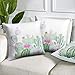 YINFUNG Cactus Pillow Covers Succulent Cacti Throw Pillow Cover 18x18 Tropical Plant Decorative Couch Pillow Cases Sofa Colorful Flower Square Cushion Cover Girls Bday Gifts 1 Piece