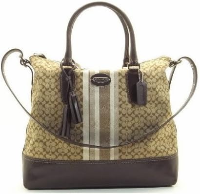 coach legacy stripe purse