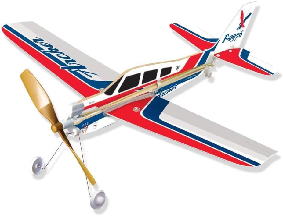 Archer PA-28-181 Rubber Band Powered Model Light Plane Kit: Lyonaeec 05003 R3