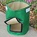 Aquarius CiCI Garden Potato Grow Bag Eco-Friendly Garden Planting Grow Bags Vegetables Planter Bags with Flap and Handles Heavy Duty Suitable for Potato, Carrot, Tomato, Onion(Green)