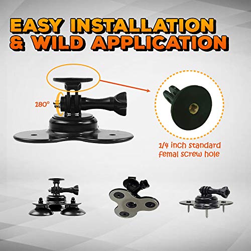 LUCKYLAKER SUP Transducer Mount Arm Kayak Transducer Arm Mount Fish