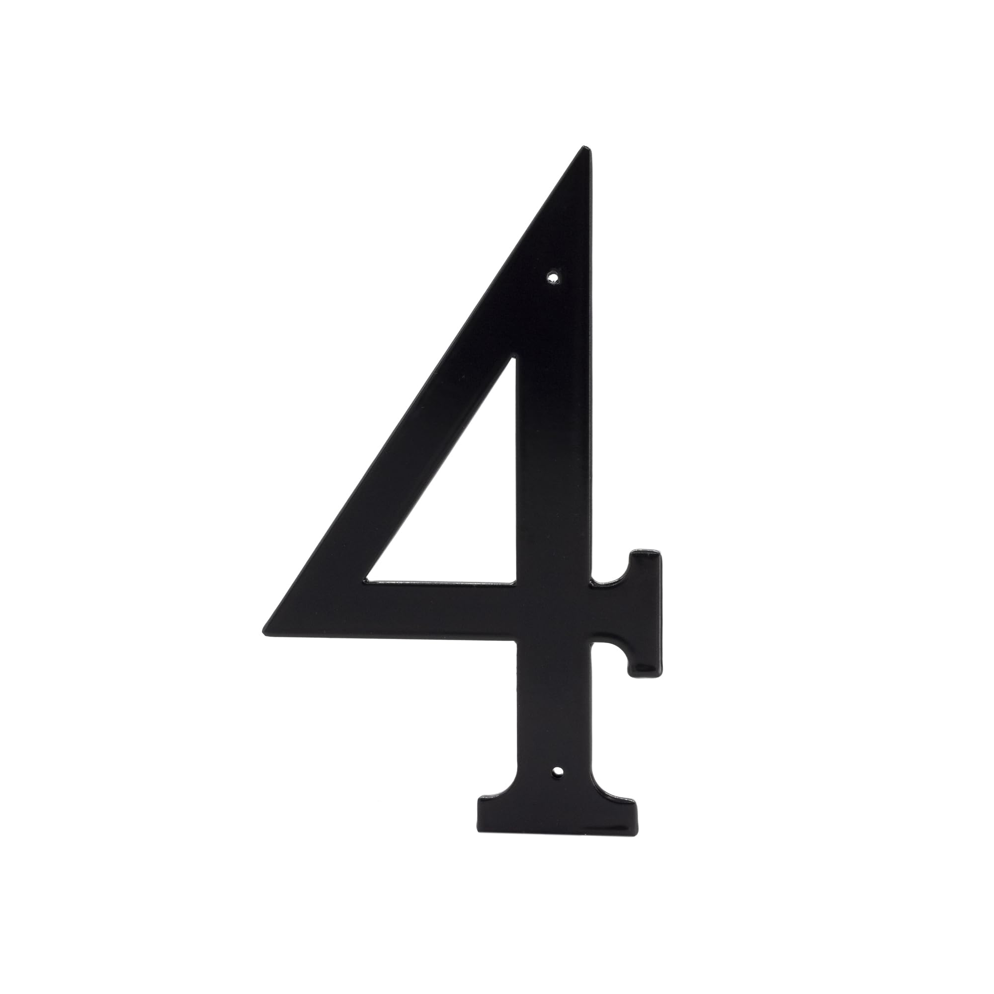 Montague Metal Products Standard Font Individual House Number, 4, 12-Inch