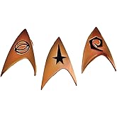 Star Trek Set of 3 Command, Science & Engineering Chest Insignia Pins