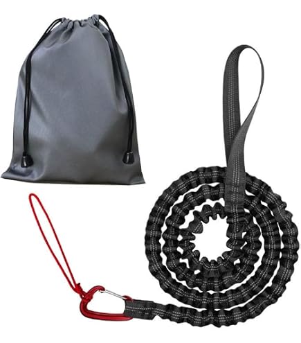 Corde De Remorquage Vélo Enfant 2,5 M - Rétractable Automatique - Capacité 100 Kg - Pour VTT, Vélo électrique - Fixation Facile Sans Outil - 12