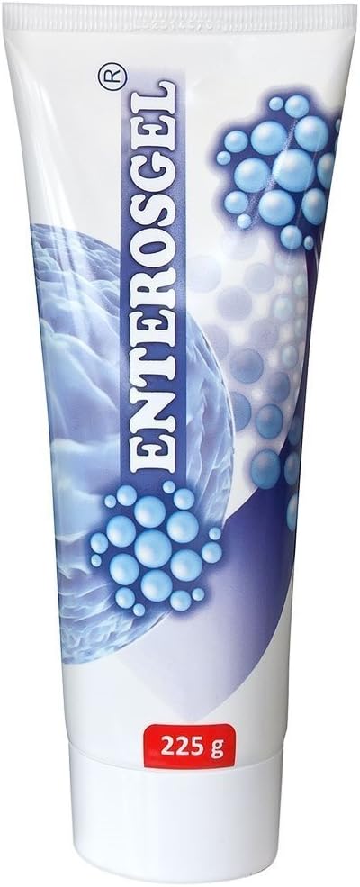 Enterosgel IBS Relief Gel Tube 225g, Oral Intestinal Adsorbent, Acute Diarrhoea & Stomach Pain Relief