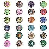 24 Pieces Beautiful Glass Refrigerator