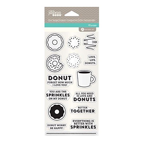Coffee & Donuts Clear Stamps