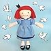 YOTTOY Madeline Collection | My Friend Madeline Soft Stuffed Plush Toy Doll - 10”H