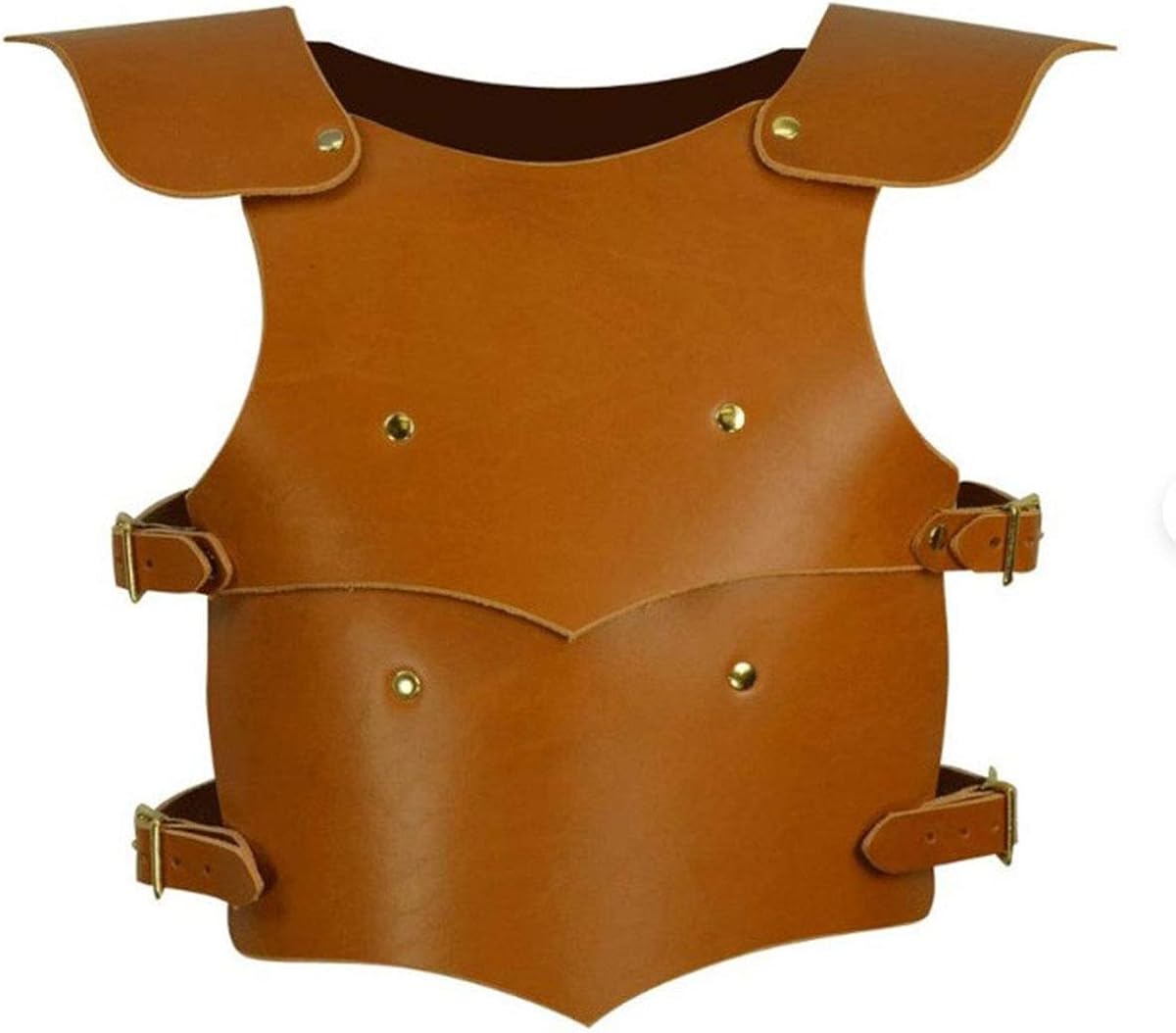 YiZYiF Steampunk PU Leather Body Armor Chest Armor Shoulder