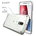 Poetic Moto G4 / Moto G4 Plus Case, Affinity Series Premium Thin/No Bulk/Clear/Dual Material Protective Bumper Case for Motorola Moto G4 / Moto G4 Plus (2016) Frosted Clear/Clear