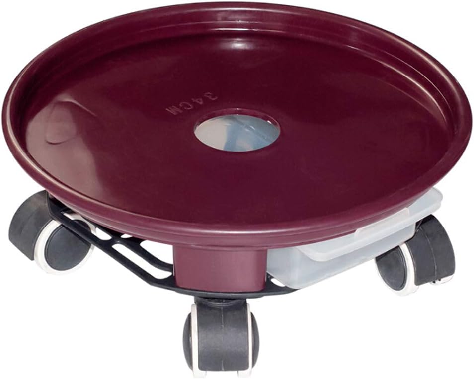 FGASAD Planter Dolly Caddy, Planter Pot Mover Plant Stand with Wheels