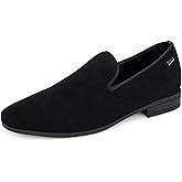 UUBARIS Mens Velvet Loafers Slip-on Dress Shoes Fashion Style Driving Shoes Classic Tuxedo Shoes Casual Oxford Shoes