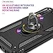 Samsung Galaxy A7 2018 Case, Extreme Protection Military Armor Dual Layer Protective Cover with 360 Degree Unbreakable Swivel Ring Kickstand for Samsung Galaxy A7 2018 Black