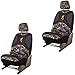 Browning Arms Company Buckmark Logo Infinity Camo Car Truck SUV Universal-Fit Seat Airbag Compatible Low Back Bucket Seat Covers with Head Rest Covers - PAIR