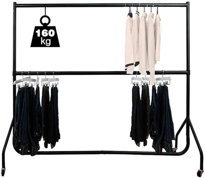 Displaysense Heavy Duty Clothes Rail, Garment Rail (Various Colours