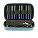 Aroma Outfitters Essential Oil Carrying Case. Premium Storage Protection & Organizer for Roller Bottles. Carry Case Protects up to 14 Roller Balls and Sample Drams - Perfect for Travel (Blue)