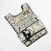 Cross101 Adjustable Camouflage Weighted Vest with Shoulder Pads, 50 lb