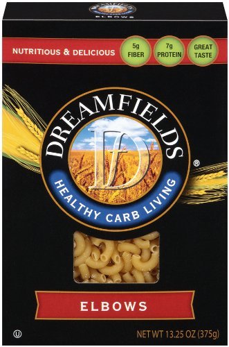 Dreamfields Pasta Healthy Carb Living, Elbow Macaroni, (Pack of 4) 13. ...