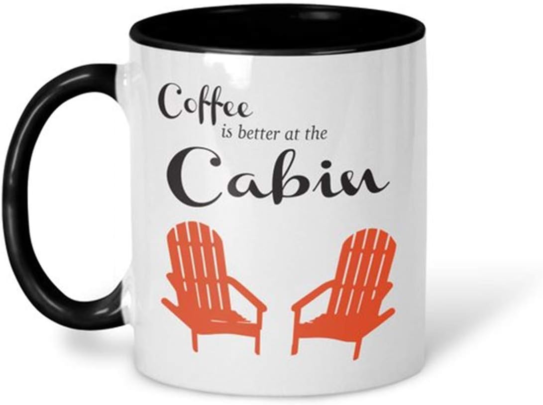 Amazon Com Skyline902 Coffee Is Better At The Cabin Mug Cabin