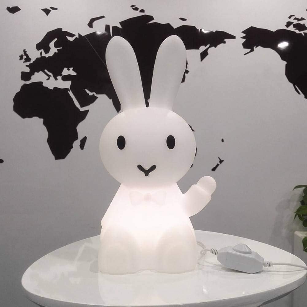 ASEDRF Night Lights,Bunny Hare Rabbit Lamp Led Night Light for Children Kids Gift Living Room Bedside Desk Decor Dimmable Baby Light Rabbit 50Cm