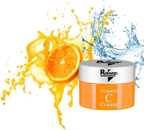 Romario Groomsmen Collagen plus Vitamin C Cream for Sensitive Skin, Quickly and Easily Absorbed – Efficiency Cream Against Visible Signs of Premature Skin Aging and Loss of Firmness, 30 ml
