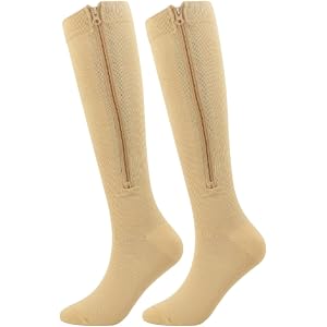 Hhhchpm Zippra Zipper Compression Socks for Men & Women