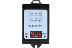 Sunydog Voltage Detection Monitor, DC 6V to 80V Voltage Detection Charging Discharge Monitor Relay Switch Controller with Case, Delay Relay Module