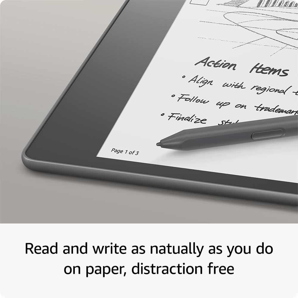 Like-New Amazon Kindle Scribe (64 GB) the first Kindle and digital notebook, all in one, with a 10.2” 300 ppi Paperwhite display, includes Premium Pen