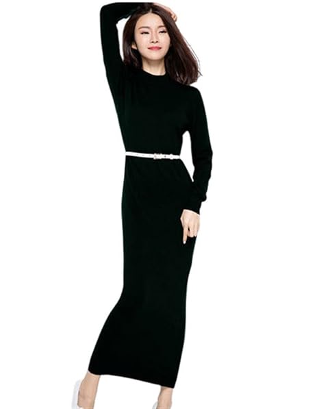 Drasawee Women S Maxi Loose Fit Long Sleeves Turtleneck Knit