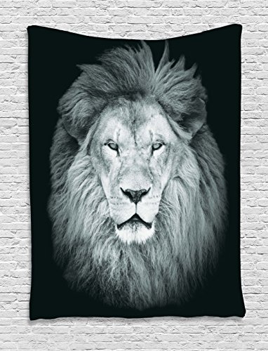 Safari Decor Collection, Huge Male African Lion Head
