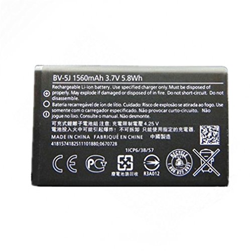 BV-5J 3.7V 1560mAh Replacement Battery For Nokia Microsoft Lumia 435 532 RM 1069 1070 1071