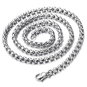 Evil Eye Protection Necklace - Stainless Steel Hands Triangle Pendant With 30" Chain