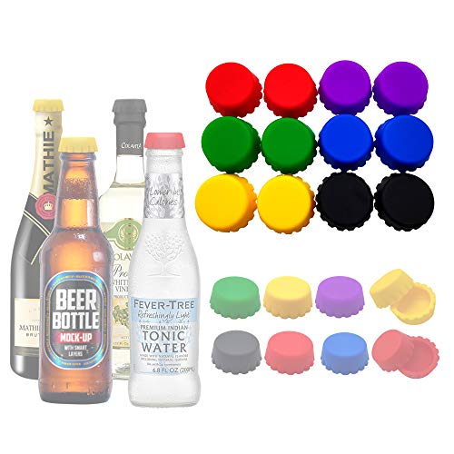 Beer Bottle Caps, Beer Saver Silicone Bottle Caps Reusable Bottle