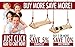 Wooden Tree Swing Seat, Kids Adult Teen Hanging Swings with Sturdy Rope Nylon, Tree Swing Rope Indoor Outdoor Garden Yard Playground, Durable Wood Swings, 220 lbs Capacity