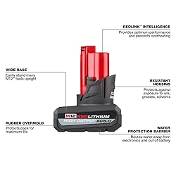 Milwaukee Electric Tool M12 Red Lithium High Output