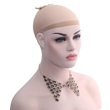 Amazon Com 12 Pieces Pack Suri Light Brown Stocking Wig Caps For