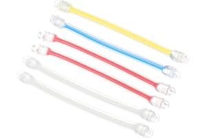 PATIKIL Tennis Dampener, 6 Pack Silicone Vibration Shock Absorber Racquet String Damping, White, Red, Yellow, Blue