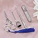 Tulas Sewing Scissors Set Vintage Embroidery Tool Alloy Awl Threader Thimble Needle Case Kit