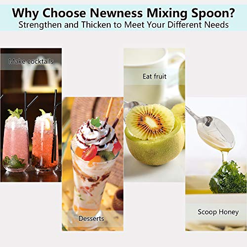 image for Newness Focus On Stainless Steel Mixing Spoon, Newness Stainless Steel