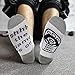 IF YOU CAN READ THIS Funny Saying Knitting Word Combed Cotton Crew Wine Coffee Beer Socks for Men Women (Gray White (Game))