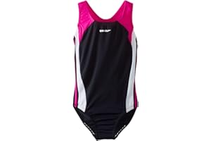 Speedo Girl's Swimsuit One Piece Infinity Splice Thick Strap