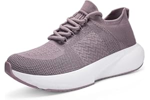 Mens and Womens Walking Shoes Slip On Running Shoes for Men Breathable Lightweight Walking Shoes Sport Fashion Sneakers,Purpl