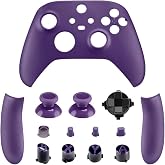 Coolerage Purple Replacement Shell Kit for Xbox Series X/S Controller, Custom Case Faceplate Accessories Compatible with Xbox Core Wireless Controller